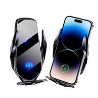 Support de Voiture Stable pour Navigation avec Chargeur Sans Fil Type-C 15W à Fixation Automatique pour Grille d'Aération – Vente en Gros