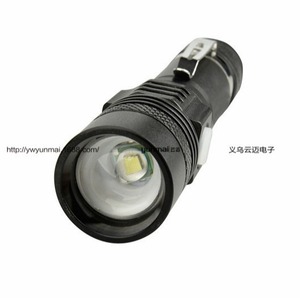 T6 High Power <b>Rechargeable</b> <b>Flashlight</b> 1200mAh LED White Light Zoom With Battery Indicator - Product Image 5