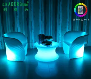 6.28Hot sales Remote Control Bar Led Table modern colorful Bar Table for hotel night club