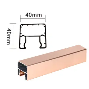 Système de garde-corps en verre en aluminium AA6063-une solution sophistiquée pour vos besoins de sécurité