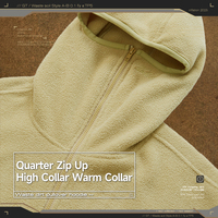 INFLATION Wasteland Masque personnalisé Ninja Hoodie Broderie Sherpa Polaire Zip up Hommes Hoodies Sweats