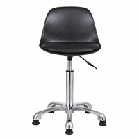 Chaise de bar minimaliste réglable et antistatique avec dossier rotatif, vente directe d'usine, pour atelier culinaire