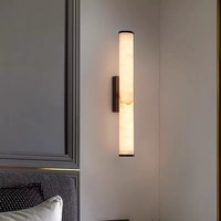 Lampe murale moderne de luxe en marbre haut de gamme, lampe de salon, lampe de chevet pour chambre à coucher, éclairage décoratif pour la maison, lampe design