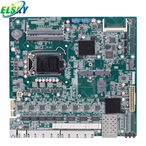 Intel 6 1000M Lan Firewall DDR4 <strong>Motherboard</strong> Supporting <strong>LGA1155</strong> (I3 I5 I7 Option) 2*DDR4 32GB RAM 4K@60Hz Display I210-AT Gigabit