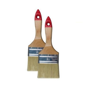 Pinceau mural plat Sanfine, outils de quincaillerie, manche en hêtre, pinceau à peinture pour murs et maisons, pinceaux de <span class=keywords><strong>peintre</strong></span>, pinceaux de finition DIY, différents types de pinceaux - Product Image 2