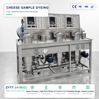 Machine à teindre les fils ZYTT241B HTHP avec chambre à broches en acier inoxydable pour le développement d'échantillons en laboratoire et les tests de couleur
