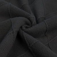 AiNear Vente en gros de logo personnalisé Design Oem & Odm sans manches col en V graphique à carreaux pour hommes chandails gilets tricotés en coton uni