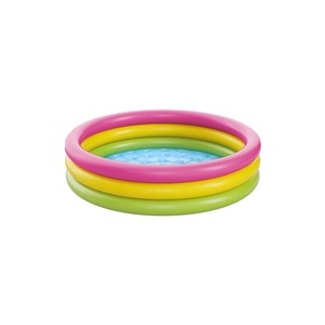 Vente directe usine – Piscine <span class=keywords><strong>gonflable</strong></span> pour enfants de 60 cm et 90 cm, idéale pour les activités aquatiques, épaissie, arc-en-ciel tricolore - Product Image 5