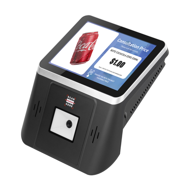 8'' Touch Screen Cash Register Price Checker Supermarket POS System Bluetooth 2D Barcode Scanner Android 11/13 CE/FCC/ROHS