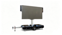 Écran LED mobile extérieur grand format P3.91 5000mmX3000mm pour la publicité, les événements, la diffusion en direct de la télévision, panneau d'affichage avec remorque