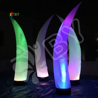 Chine Usine Vente Pas Cher 16 Couleurs-Changement LED Lumière Colonne Gonflable Brillant Pilier Ballon pour la Décoration