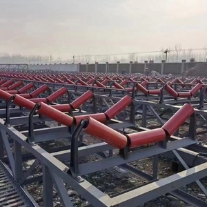 Componentes del transportador de rodillos a precio de fábrica de China Nuevo rodamiento de acero para equipos de manipulación de materiales Industrias de construcción minera - Product Image 4