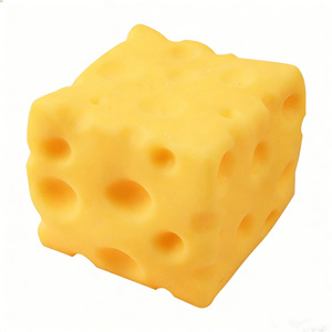 Juguete Antiestrés de Queso Simulado, 10cm 6cm 7cm, de Rebote Lento, Moldeable, de TPR, para Niños y Adultos - Product Image 2
