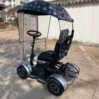 Nouveau chariot de golf électrique modèle GF04, monoplace avec toit, siège capitaine, chariot de luxe