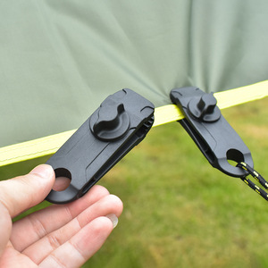Pinzas para lona al aire libre, resistente al viento, abrazadera de agarre para tienda de campaña, accesorio para acampada, lona para sombra de jardín y <span class=keywords><strong>caravana</strong></span> - Product Image 3