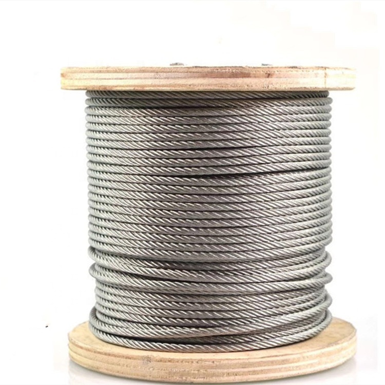 8 19S Ungalvanized Galvanized Steel Cable