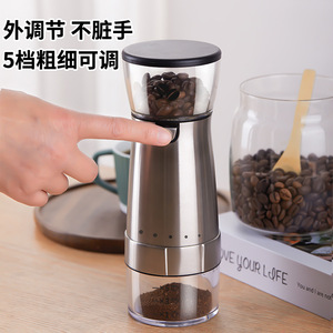 เครื่องบดกาแฟไฟฟ้าแบบพกพา 2.5Cl สแตนเลสสตีล ใช้พลังงานจาก USB แบบอัตโนมัติ สำหรับใช้ในบ้าน - Product Image 1