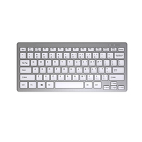 Ultra-Slim RF 2.4Ghz 78 Tombol Keyboard Nirkabel dengan Mouse Combo untuk PC Laptop Tablet dan Ponsel Pintar