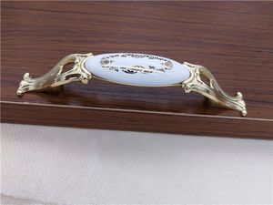 Полые антикварные ящики для шкафа, мебель, керамическая ручка с одним отверстием, керамический цветочный комод, дверной ящик, ручка - Product Image 5