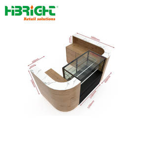 Comptoir de caisse moderne pour supermarché, comptoir de service en acier pour la vente en gros - Product Image 5