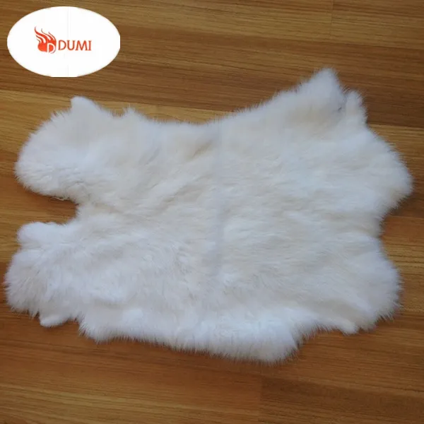 Genuine Natural Colors Rabbit Plush Animal Skin