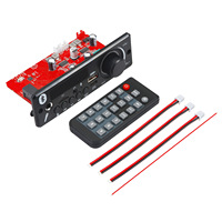 Placa decodificadora MP3 HLX JX-X1 con función de amplificador de decodificación, compatible con micrófono/acompañamiento/prioridad de micrófono, 2*80W