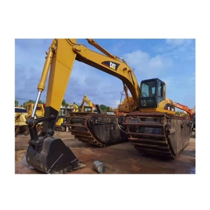 Excavadora Anfibia Usada Caterpillar 320C con Tren de Rodaje de Pontones Flotantes, Buggy para Pantanos de 20 Toneladas para Dragado - Product Image 1