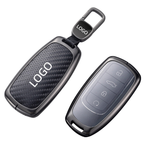 Capa de Chave Inteligente de Carro DM de Liga de Zinco e Couro para Chery Tiggo 7 Tiggo 8 Pro 8 PLUS Arrizo 5, Acessórios de Chaveiro Remoto - Product Image 1
