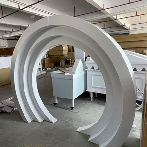 Nuevo Arco de PVC con Forma Redonda Amagized para Telón de Fondo de Boda con Luces LED para Decoración de Eventos - Product Image 2