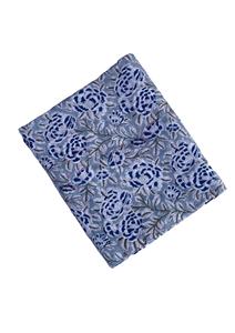 Tela de Lona de Algodón Estampada a Mano con Diseño Floral de Jaipur, India, Peso Medio 280 GSM, Transpirable, Ecológica, Tejido Crudo, OEM - Product Image 4