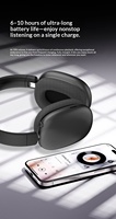 Headphone Terlaris dengan Peredam Kebisingan Aktif (ANC), Estetika Menarik, Tanpa Kebocoran Suara, Cocok untuk Olahraga