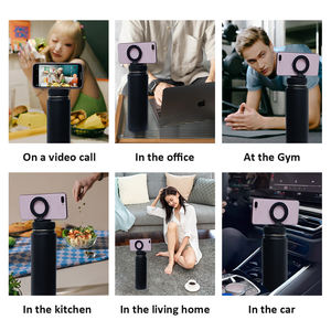 <b>1L</b> Stainless Steel Eco-Friendly Insulated <b>Water</b> <b>Bottle</b> Mobile Magnetic Phone Holder Tripod Stand 12-24 Hours Thermal Insulation - Product Image 3