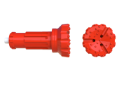 Foret concave DTH 5 pouces (125-127 mm) pour forage de puits d'eau et exploitation minière, compatible marteau de 4 pouces