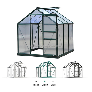 Kit de serre en polycarbonate robuste serre écologique en aluminium avec assemblage facile pour les plantes <span class=keywords><strong>d</strong></span>'<span class=keywords><strong>hiver</strong></span> à l'extérieur - Product Image 2