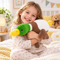 Peluche Canard Mignon, Jouet en Peluche Doux, Cadeau pour Enfants, Fabricant de Poupées en Peluche Personnalisées OEM