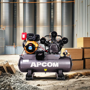 Portable & Stationary APCOM Gas Driven Air Compressor. High air delivery, compact layout, strong <b>adaptability</b> - Product Image 5
