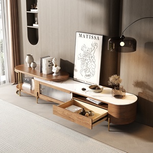 Tavolino da Caffè con Piano <span class=keywords><strong>in</strong></span> <span class=keywords><strong>Marmo</strong></span> e Gambe <span class=keywords><strong>in</strong></span> Acciaio Inox Sollevabili, Design Nordico Moderno <span class=keywords><strong>per</strong></span> Soggiorno - Product Image 5