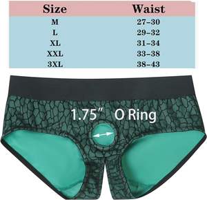 Imbracatura senza spalline di mezza vita per donna e <span class=keywords><strong>uomo</strong></span> taglie forti, biancheria intima Boxer Sexy traspirante con spalline in stile - Product Image 2