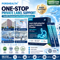 Sachets de Probiotiques Personnalisés pour le Soutien de l'H. Pylori 2g Formule Confort Gastrique Multi-Souches Marque Privée