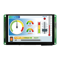Pantalla Inteligente TFT RS485 Modbus de 5 Pulgadas con Pantalla Táctil Capacitiva Proyectada WL0F00050000FGDAASA00 Pantalla TFT Winstar