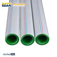 Raccord coudé femelle PPR bicolore vert pour accessoires d'eau chaude, haute pression Pn16 Pn20 Pn25, pour tubes PPR de 25, 32, 50 mm
