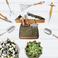 Esschert Design 100% Outils de jardinage FSC pour plantes et légumes, outil de jardinage durable et écologique, manche en bois