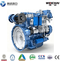 Motor Diésel Marino Pequeño Weichai WP3.2, 30-120 HP, 4 Cilindros, 4 Tiempos, para Embarcaciones, Pesca, Rescate, Ocio, Reequipamiento/Actualización