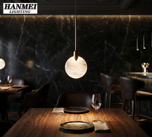 Modern Gold & <b>White</b> Steel and Glass LED Pendant Lamp With Warm Light HM-Pendant Lamp Warm <b>White</b> Light 3500K Provides a Cozy Ambi - Product Image 4