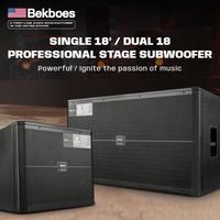 Bekboes - Haut-parleur de basses OEM SRX728 double 18 pouces à prix bas, populaire et super puissant