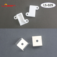 LS-029 Mini fente T piste Extrusion panneau carré en aluminium 6000 série Grade pour LED éclairage bande coin coupe personnalisée