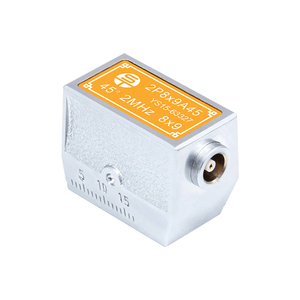 Sonde a fascio ad angolo ultrasonico YUSHI per rilevatore di difetti ad ultrasuoni 2MHz 8*9mm trasduttore ultrasonico NDT - Product Image 1