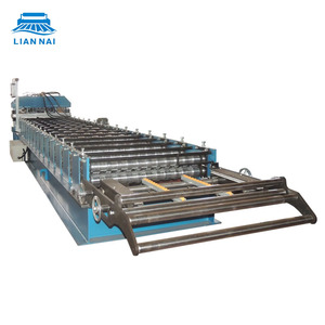 루핑 시트 기계 루핑 시트 유약 타일 롤 성형 기계 지붕 타일 타일 만들기 기계 - Product Image 1