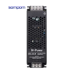 SOMPOM امدادات الطاقة 12V/24V/48V 150W SMPS ضئيلة و رقيقة LED سائق IP40 للماء تحويل التيار الكهربائي ل LED قطاع