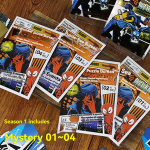Le fabricant <span class=keywords><strong>de</strong></span> <span class=keywords><strong>jeux</strong></span> <span class=keywords><strong>de</strong></span> société Custom Detective Puzzle Series contient 6 événements Funny the Mind Board Game - Product Image 3